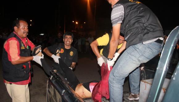 Muchacha fue atacada en un cruce de la urbanización Santa María, en Trujillo. (Randy Cardoza)