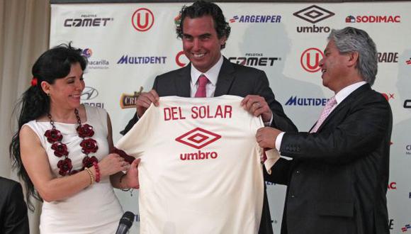 José \\\'Chemo’ Del Solar fue presentado oficialmente como DT de la U. (Foto:Andina)