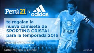 Perú21 y Adidas te regalan la camiseta de Sporting Cristal versión 2016