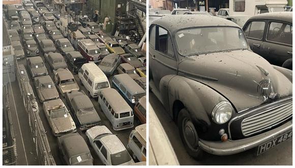 Encuentran una valiosa colección de más de 170 autos clásicos abandonados y los ponen en subasta. (Foto: Instagram | @londonbarnfinds)