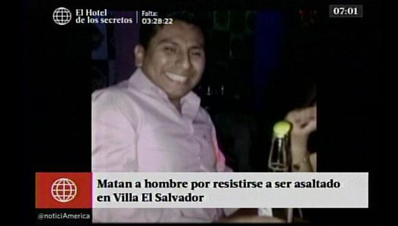 ‘Marcas’ asesinan a hombre de un balazo en la cabeza por resistirse a robo en Villa El Salvador. (Captura de video)