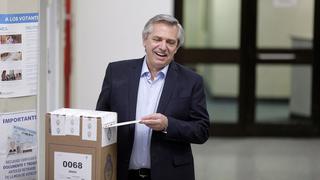 Argentina: Alberto Fernández ejerce su voto en medio de gran expectativa [FOTOS]