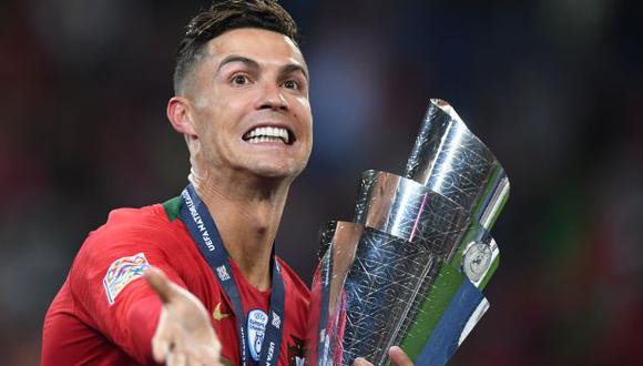 Cristiano Ronaldo anotó tres goles en la UEFA Nations League. (Foto: AFP)