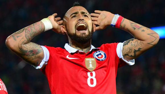 Arturo Vidal podría perderse el Perú vs. Chile. (AFP)