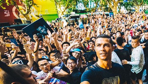 Cristiano Ronaldo desató locura en China con esta frase (Twitter/@Cristiano)