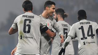 Con gol de Cristiano Ronaldo, Juventus goleó 3-0 al Sassuolo por la Serie A