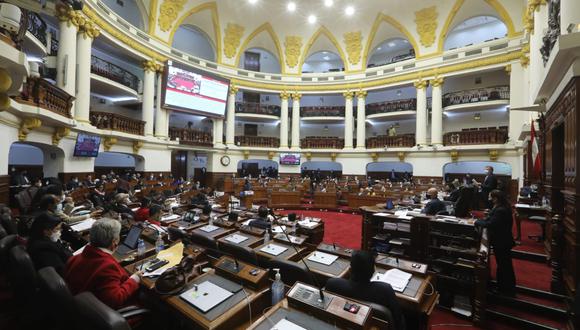 El Pleno del Parlamento Nacional 2021-2026 sesionó de manera presencial en el hemiciclo. (Foto: Congreso de la República)
