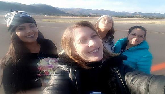 Florcita Polo, Leslie Stewart y Michelle y Chris Soifer viajaron juntas a Junín y esta es la razón. (Facebook)