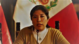 Betssy Chávez a dos pasos de ser acusada por el golpe de Estado