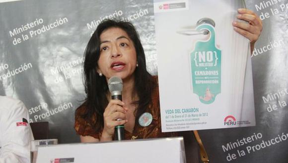 Triveño presentó la campaña No molestar, camarones en reproducción. (Andina)
