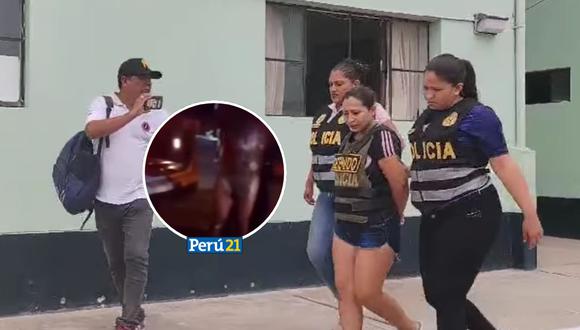 Felicita Romero ha quedado detenida en el área de Homicidios de la Divincri. (Foto: Difusión)