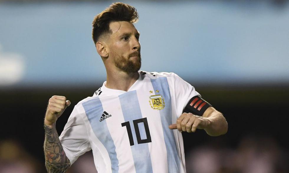 Argentina vs. Haití: Lionel Messi anotó este gol de penal. (REUTERS)