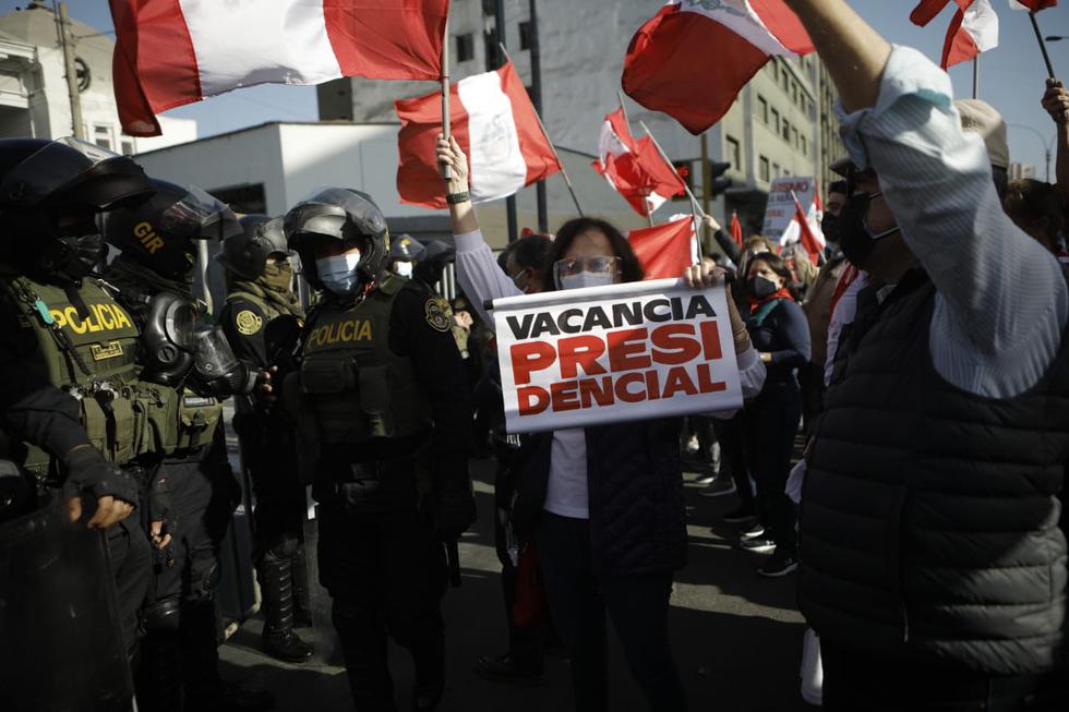 Cercado de Lima: manifestantes marchan contra el presidente Pedro Castillo | FOTOS nndc | LIMA | PERU21