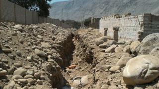 Denuncian que obras de desagüe afectan el turismo en Lunahuaná
