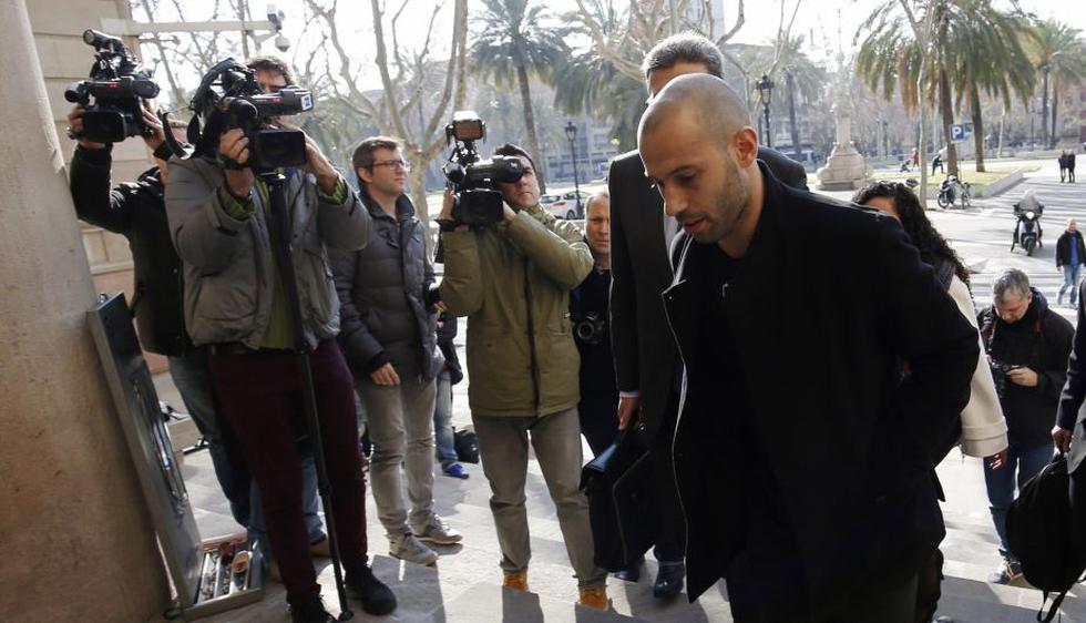 Javier Mascherano acepta un año de cárcel en España por fraude fiscal. (EFE)
