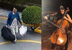 Profesora recupera su violonchelo tras ser robado en supermercado de Miraflores