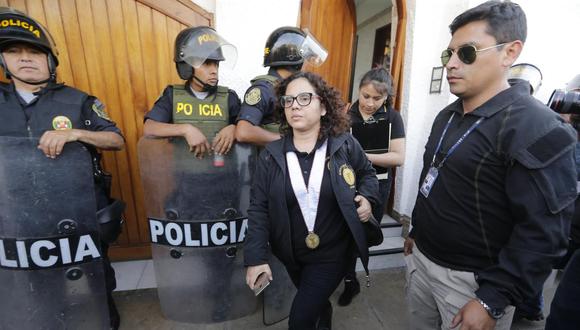 La fiscal provincial Rocío Sánchez está a cargo del caso Los Cuellos Blancos del Puerto. (GEC)