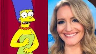 Marge Simpson “responde” al equipo de Donald Trump por compararla con Kamala Harris