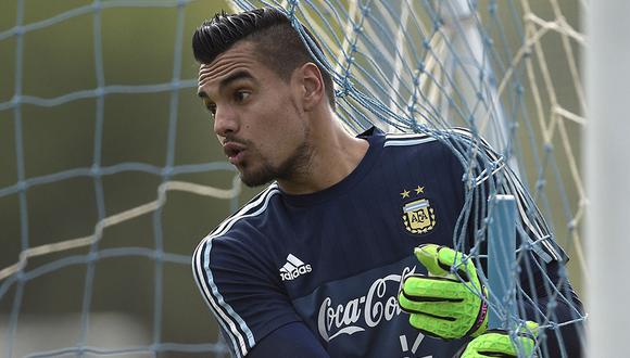 Sergio Romero está seguro que en 2019 se adueñará del arco de la Selección Argentina. (Foto: AFP)