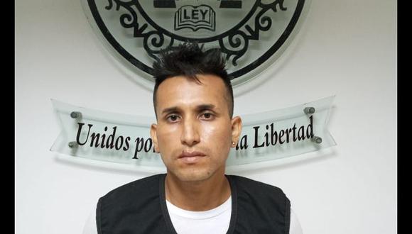 El detenido es investigado por el homicidio de Juan Carlos Tataje Vásquez (Foto: Policía Nacional).