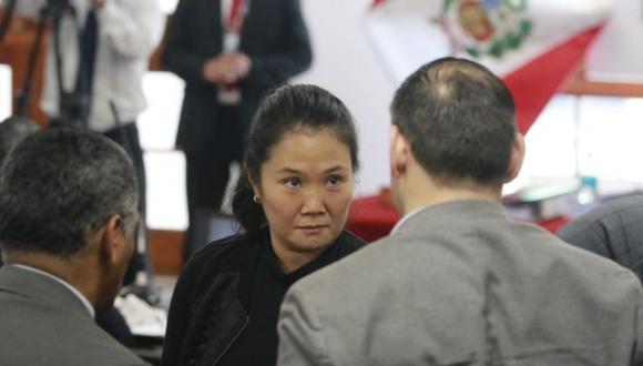 Keiko Fujimori presentó una casación ante la Corte Suprema, la cual redujo la prisión preventiva de 36 a 18 mmeses. (Foto: GEC)