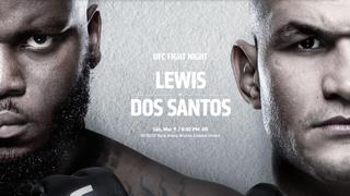 UFC: Derrick Lewis vs. Junior dos Santos EN VIVO por UFC Fight Night desde el INTRUST Bank Arena de Kansas