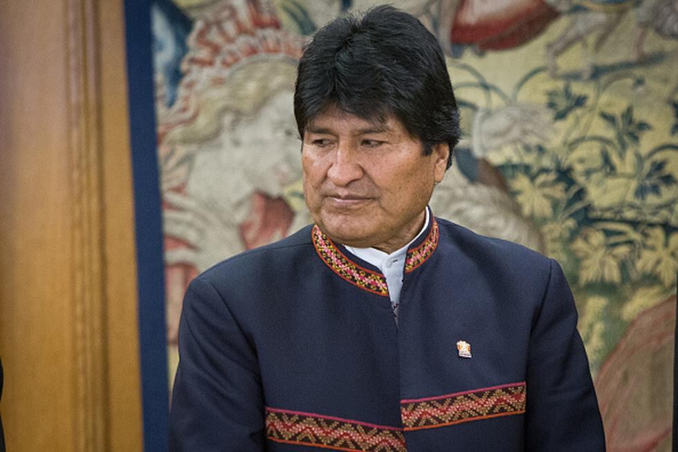 Evo Morales en La Haya