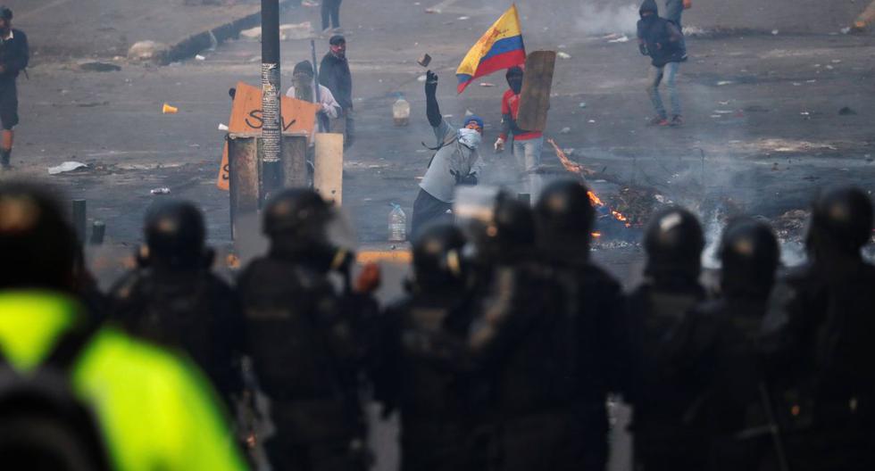 Crisis en Ecuador Protestas dejan 435 policías heridos y 108