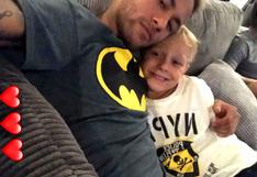 Neymar y su hijo celebraron juntos el 'Batman Day'