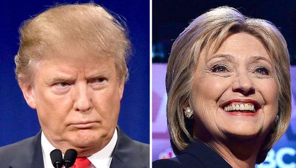 EEUU: Donald Trump y Hillary Clinton lideran precandidaturas de cara a primarias de Nueva York. (AFP)