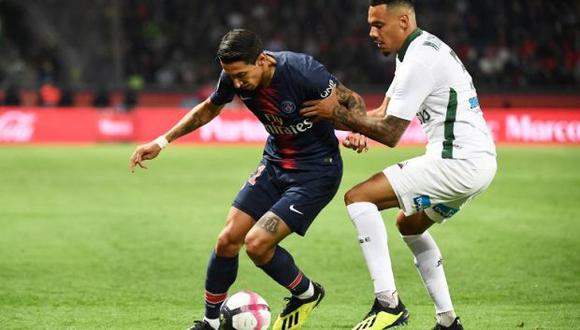 Paris Saint-Germain lidera la clasificación de la Ligue 1 con 59 unidades, mientras que Saint-Étienne marcha quinto con 40 puntos. (Foto: AFP)