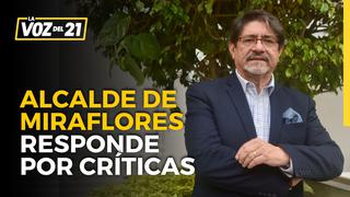 Alcalde de Miraflores, Carlos Canales: “Estamos ordenando los espacios públicos”