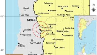 Un terremoto de magnitud 5,8 sacude la provincia argentina de Mendoza