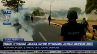 Néstor Popolizio: "No admitimos una intervención militar extranjera de ninguna naturaleza en Venezuela"