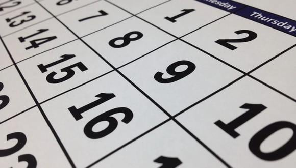 Conoce qué días serán festivos en el mes de agosto (Foto: Pixabay)