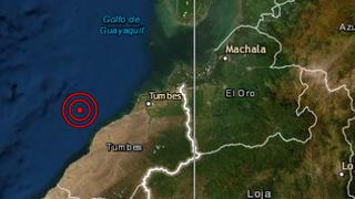 Tumbes: Sismo de magnitud 3,6 se reportó en Zorritos, señala IGP