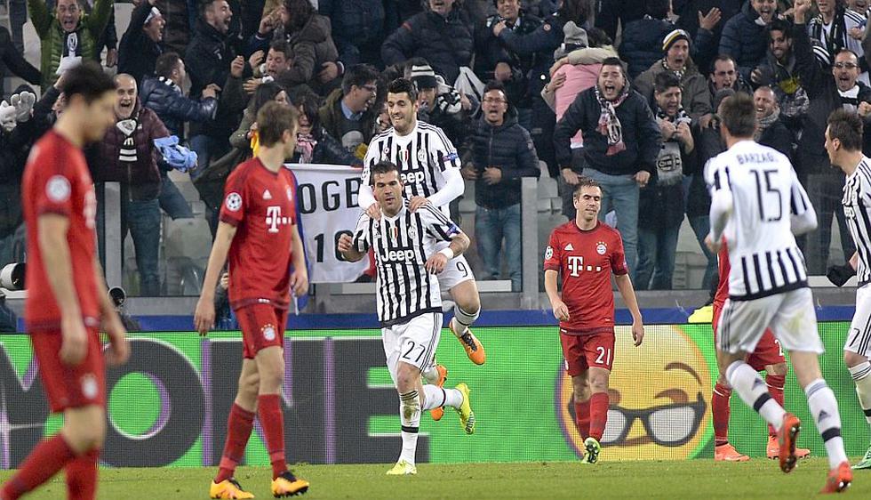 Bayern Munich y Juventus empataron 2-2 en la ida de la Champions League. (AP)