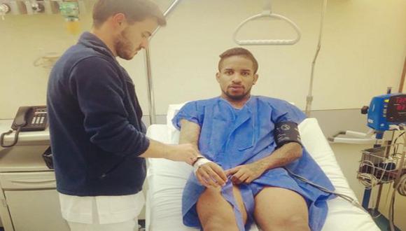 Jefferson Farfán fue operado del tobillo izquierdo y agradeció el apoyo de sus seguidores. (Instagram)