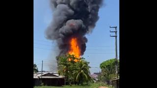 Incendio y explosiones en Pucallpa: Las impactantes imágenes captadas por ciudadanos y testigos [VIDEOS]