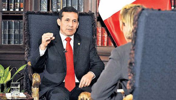 AUTOCRÍTICA. Humala reconoce que haber tomado las riendas del país no es nada fácil. (Andina)
