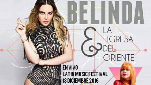 Belinda negó que cantará junto a 'La Tigresa del Oriente' en México. (Facebook)