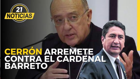 Cerrón attacks Cardinal Barreto