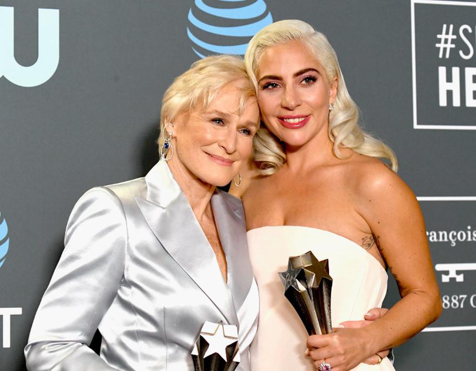 Critics’ Choice Awards: Glenn Close y Lady Gaga ganan como Mejor actriz. (Foto: AFP)