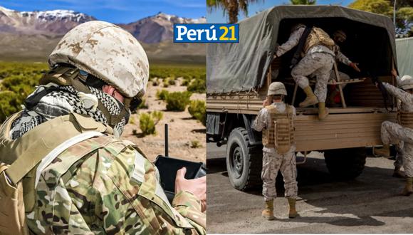 Se despliegan tropas chilenas en la frontera con Perú y Bolivia (Foto: Composición Perú21)