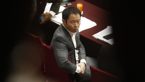 El congresista no agrupado Kenji Fujimori reveló algunas infidencias sobre el trato que le daban su hermano y ex partido político. (Mario Zapata)