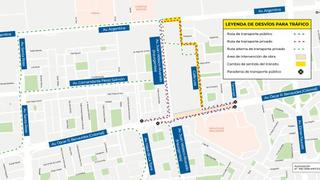 Este domingo 26 inicia el plan de desvío por obras de Línea 2 del Metro de Lima