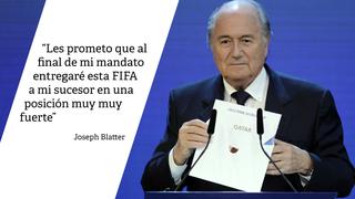 Joseph Blatter: 9 frases que deja el polémico ex presidente de la FIFA