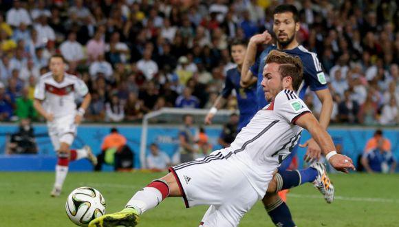 Mario Götze marcó el único gol de la victoria de Alemania sobre Argentina en la final de Brasil 2014. (AP)