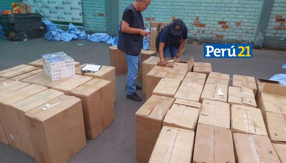 Productos incautados fueron fabricados en Paraguay e ingresaron al país a través de la frontera con Bolivia. (Foto: Policía Fiscal)