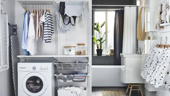En invierno, el lavado de ropa es una de las tareas más complejas. (Foto: Pinterest El Mueble)